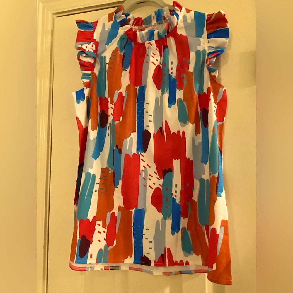 ☀️BRIGHT FUN SLEEVELESS TOP | L